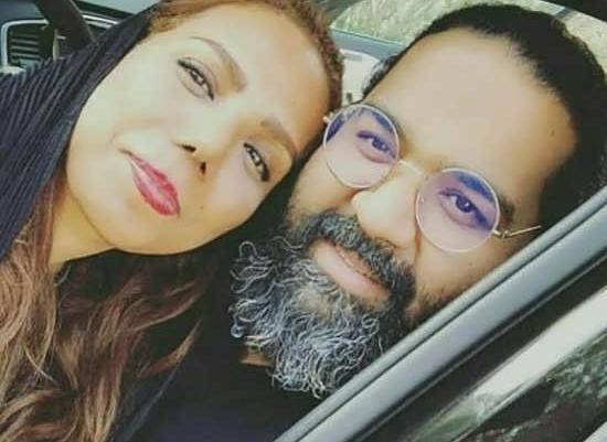 عکس همسر و فرزند رضا صادقی