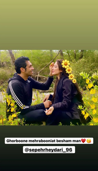 عکس همسر سپهر حیدری ملکه زیبای من
