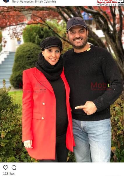 عکس بارداری همسر سام درخشانی