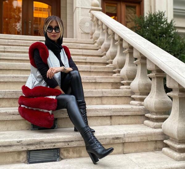 عکس همسر واقعی شاهرخ استخری