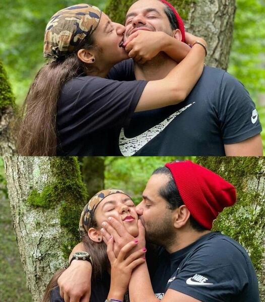 عکس شوهر و بچه ی سوگند