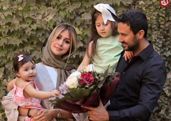 عکس شوهر و بچه ی سوگند