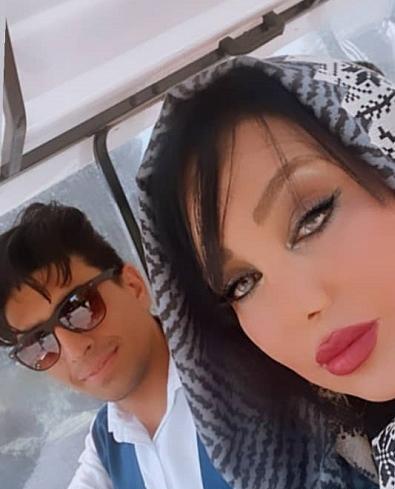 عکس همسر و فرزند بهنوش بختیاری