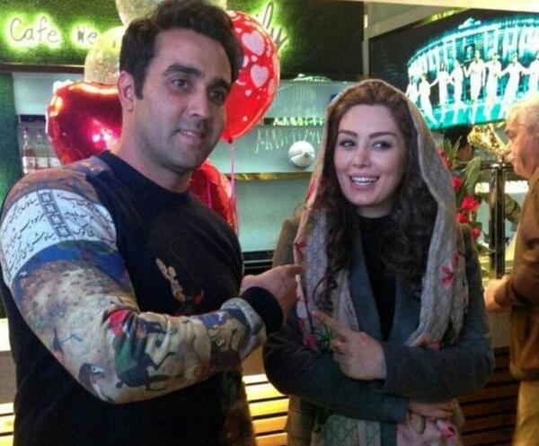 عکس از همسر پوریا پورسرخ
