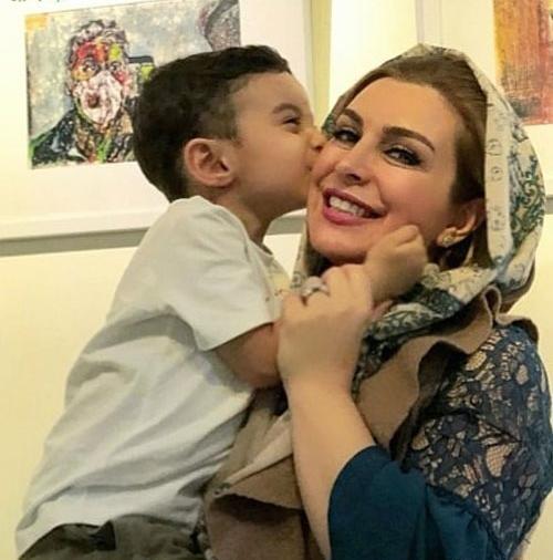 عکس شوهر ماه چهره خلیلی