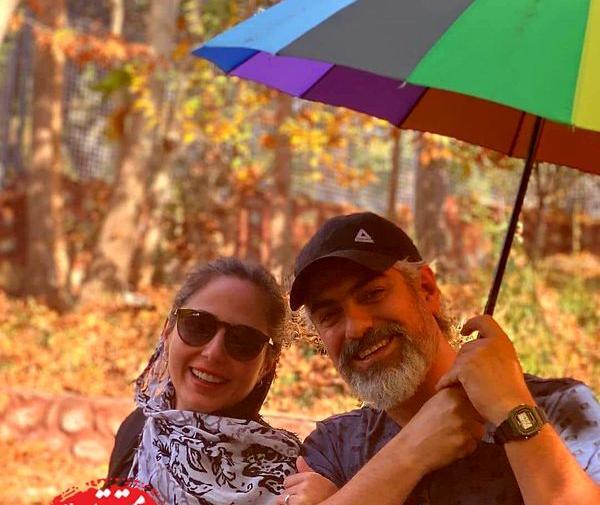 عکس جدید مهدی پاکدل و همسر دومش
