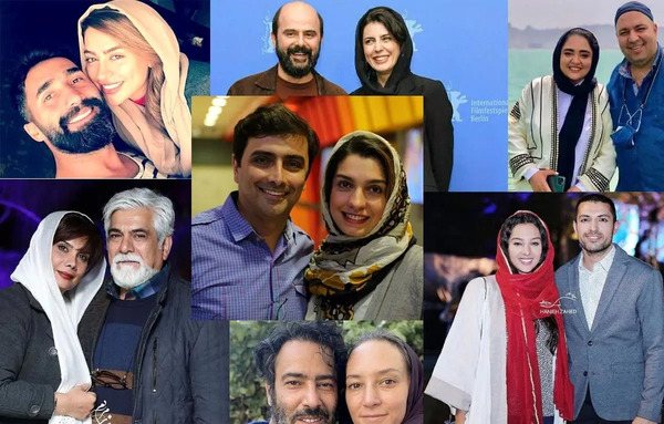 عکس زن و شوهر بازیگران ایرانی