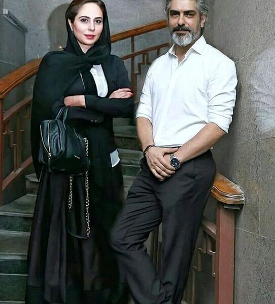 عکس جدید مهدی پاکدل و همسر جدیدش