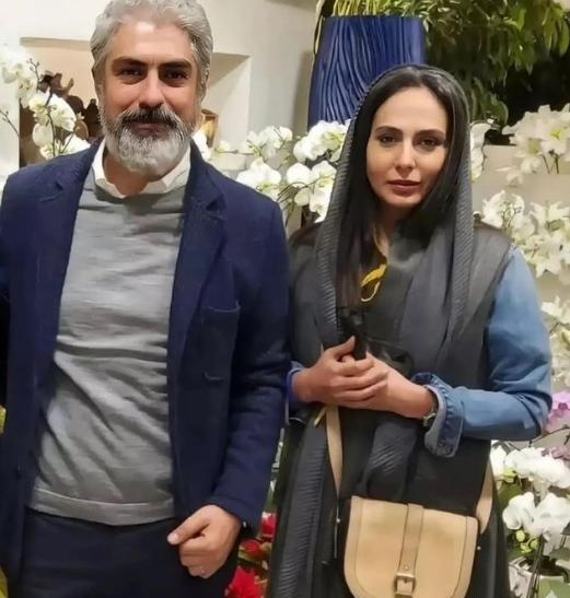 عکس جدید مهدی پاکدل و همسر جدیدش