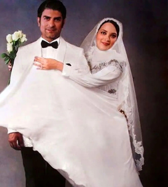 عکس جدید مهدی پاکدل و همسر جدیدش