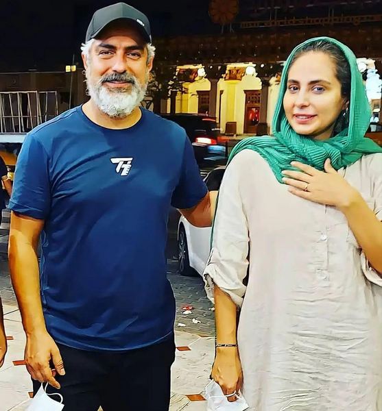 عکس جدید مهدی پاکدل و همسر جدیدش