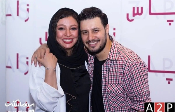 عکس جواد رضویان با همسر و دخترش