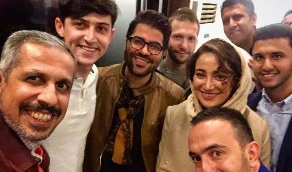 عکس جواد رضویان با همسر و دخترش