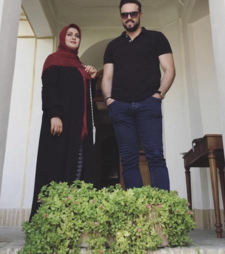 عکس پدرام کریمی و همسر