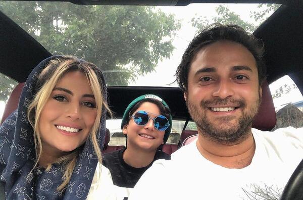 عکس همسر و فرزند بابک جهانبخش