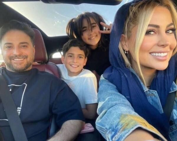 عکس همسر و فرزند بابک جهانبخش