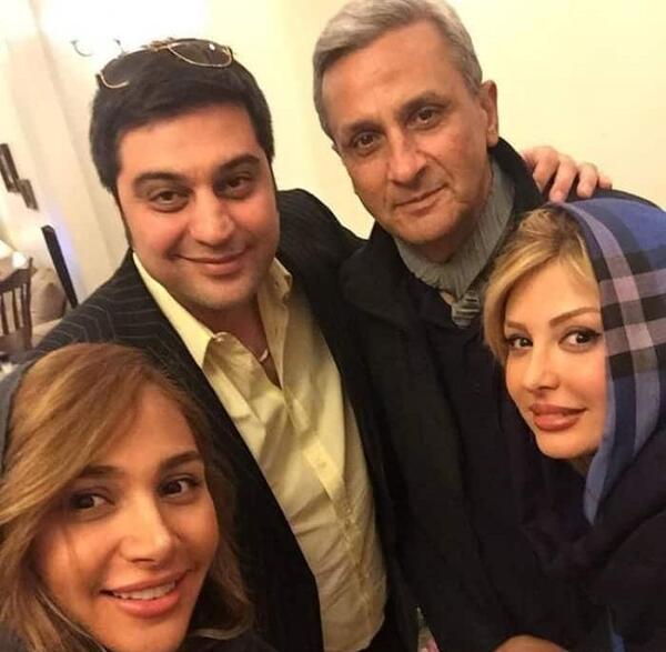 عکس همسر و بچه نیوشا ضیغمی