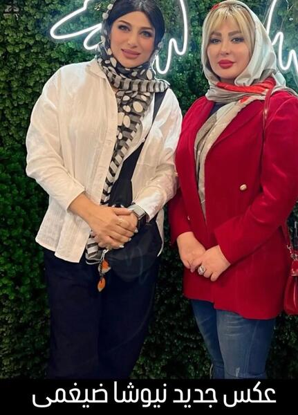 عکس همسر و بچه نیوشا ضیغمی