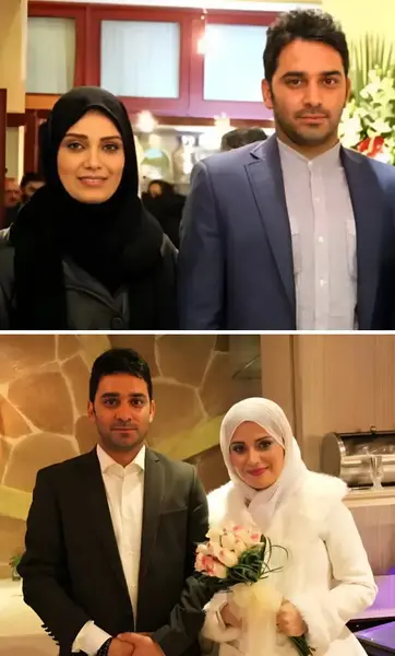 عکس مرتضی علی آبادی همسر اول صبا راد