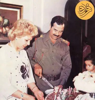 عکس همسر سوم صدام حسین
