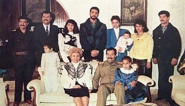 عکس همسر سوم صدام حسین