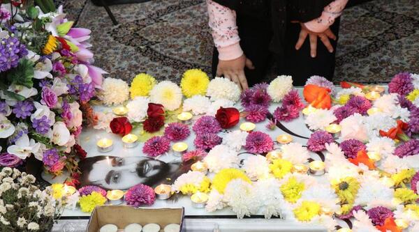 زیباترین عکس همسر شهید بابک نوری هریس