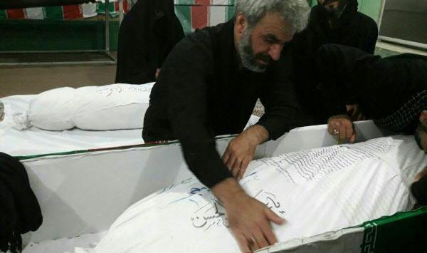 عکس همسر و فرزند شهید حججی
