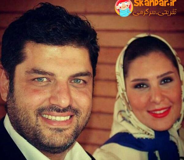 عکس سام درخشانی و همسر