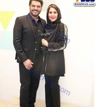 عکس سام درخشانی و همسر