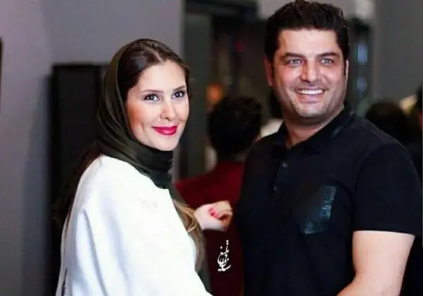 عکس سام درخشانی با همسر