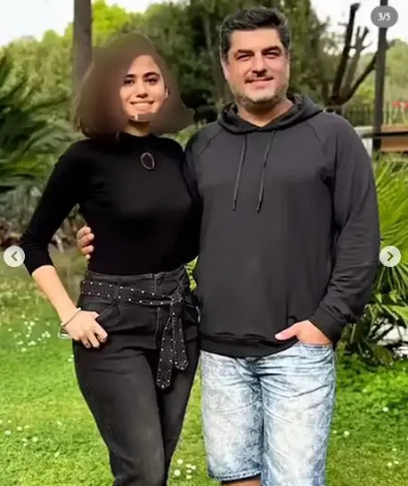 عکس سام درخشانی با همسر