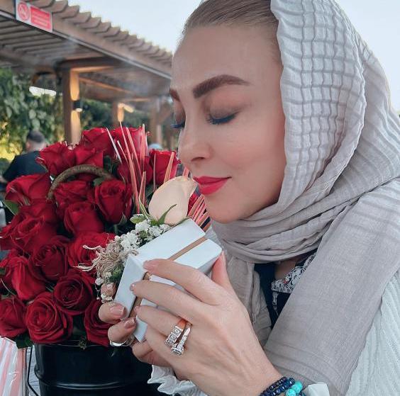 عکس همسر و فرزند ژیلا صادقی