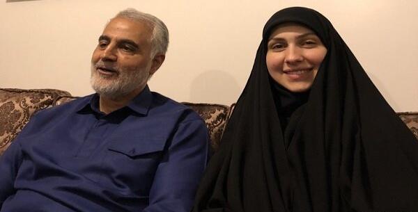 عکس همسر زینب قاسم سلیمانی