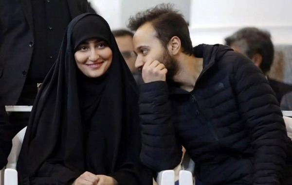 عکس همسر زینب قاسم سلیمانی