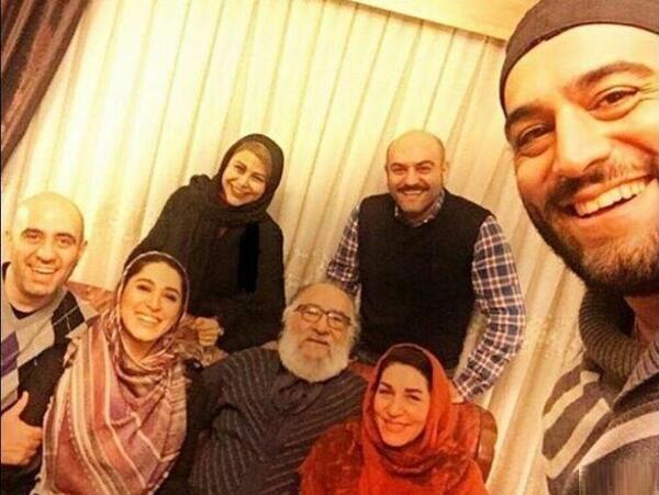 عکس داريوش ارجمند و همسر و فرزندانش