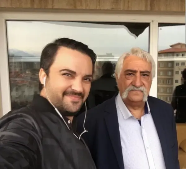عکس داريوش ارجمند و همسر و فرزندانش
