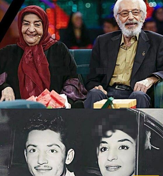 عکس جوانی همسر جمشید مشایخی