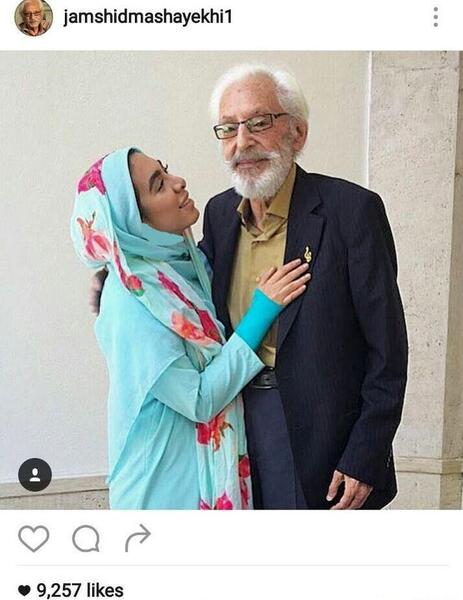 عکس همسر و فرزندان جمشید مشایخی