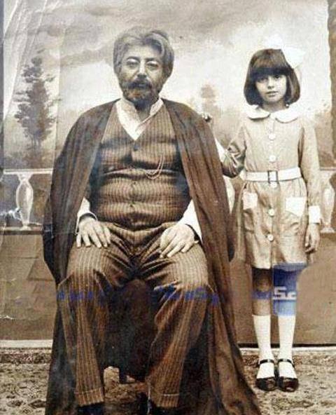 عکس جوانی گیتی رئوفی همسر جمشید مشایخی