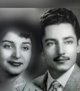 عکس جوانی گیتی رئوفی همسر جمشید مشایخی