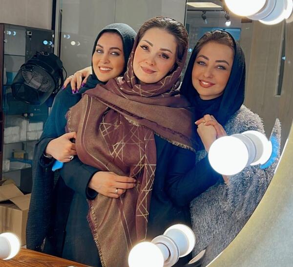 عکس نفیسه روشن با همسر جدیدش