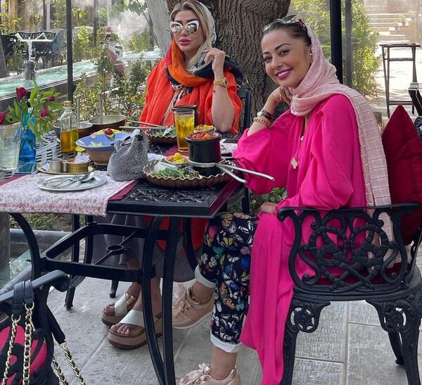 عکس نفیسه روشن با همسر جدیدش