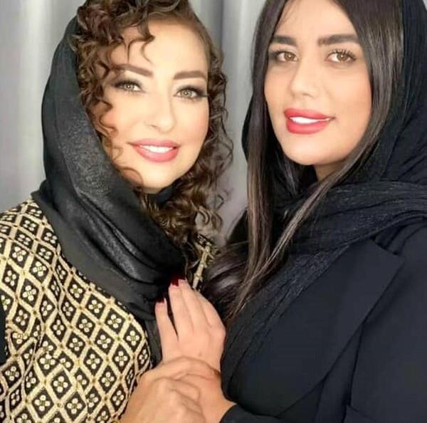 عکس نفیسه روشن با همسر جدیدش