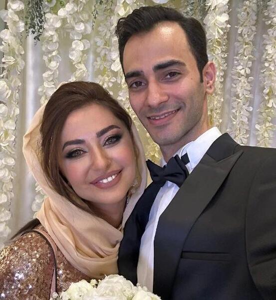 عکس نفیسه روشن با همسر جدیدش