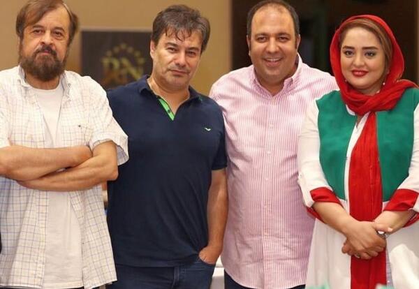 عکس نرگس محمدی و همسر جدیدش