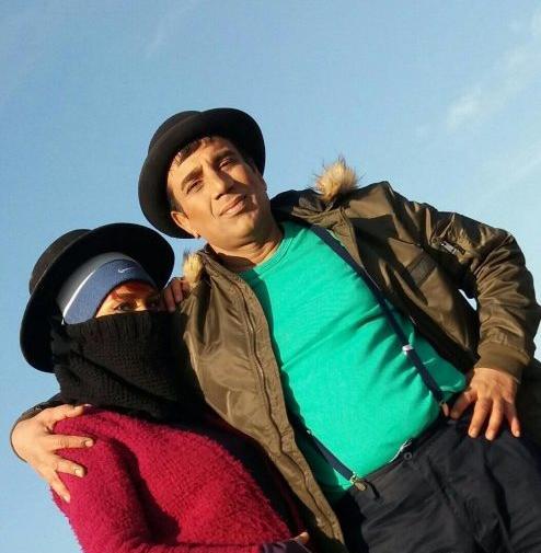 عکس نصرالله رادش و همسر اولش