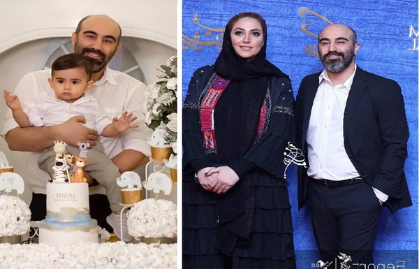 عکس همسر و بچه محسن تنابنده