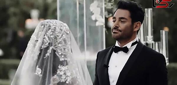 عکس همسر گلزار با لباس عروس