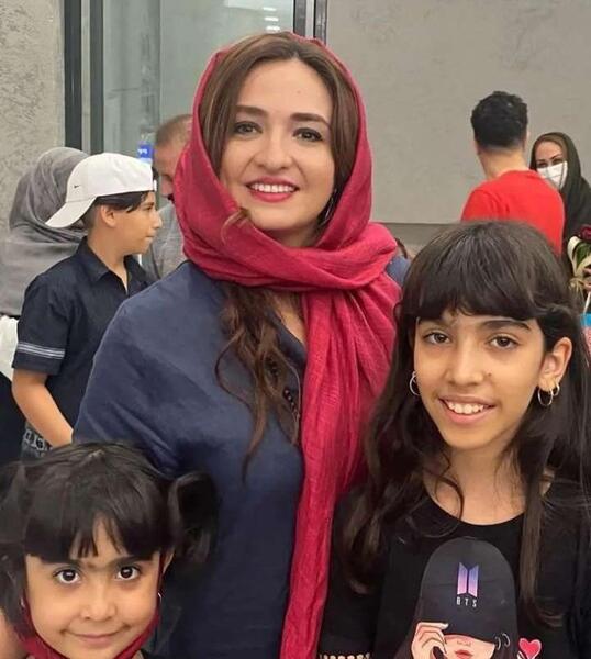 عکس همسر و فرزند گلاره عباسی
