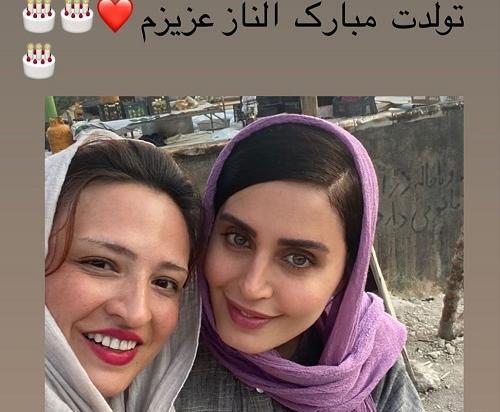 عکس همسر و فرزند گلاره عباسی